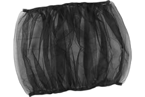 Dadabig Pokrowiec na klatkę dla ptaków z siatki, ochrona klatki dla ptaków, łapacz nasion klatki dla ptaków rozmiar L (czarny)