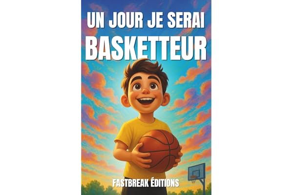 Un jour, je serai basketteur: Livre basket enfant - Une aventure qui inspire Courage et Confiance - Illustré en couleurs + Quizz - Cadeau idéal enfant 8 à 12 ans