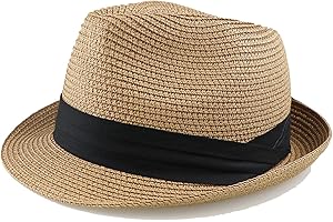 INOGIH Sombrero de paja plegable de verano para niños y niñas