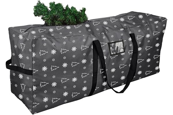 Jangostor Julgransförvaringspåse upp till 270 cm, med bärhandtag, dubbel dragkedja, vattentät, 165 x 38 x 76 cm