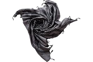 MILSPEC SURPLUS Shemagh Scarf Cotton Arab Head Cover Desert Palestinian Keffiyeh Tactical Army Scarf Hand Made