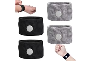 Lamkrtlp 2 Paires Bracelets Anti-Nausées, bracelets d'acupression anti-nausées pour le mal de mer, Bande De Poignet De Soulagement De Nausée pour les enfants, les adultes, les vacances et les voyages