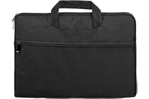 BOIFUN Tragetasche für tragbaren DVD-Player (17,5 Zoll), Reise-Laptop-Hülle, Tragegrifftasche für Computer, Notebook, MacBook, Schwarz