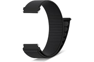 Chinbersky Paski do zegarków z nylonu, 16 mm, 18 mm, 19 mm, 20 mm, 22 mm, z szybkim zapięciem, regulowane, oddychające, plecione paski sportowe dla mężczyzn i kobiet.