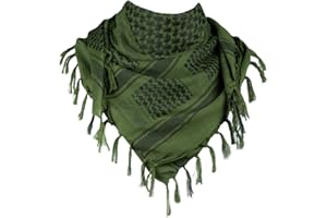 FREE SOLDIER Scarf Military Shemagh Tactical Desert Keffiyeh Head Neck Scarf Arab Wrap with Tassel 43x43 inches