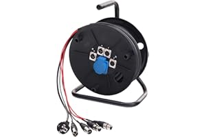 Pronomic Stage Multicore DMC-15 2/2/1 XLR/AC 15m 2xSend, 2xReturn, 1x230V/AC sur Tambour