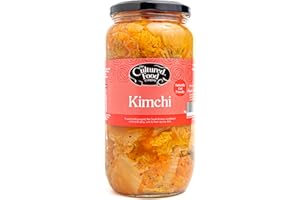 The Cultured Food Company Traditional Kimchi 1kg – Authentic Korean Fermented Cabbage with Radishes & Fish Sauce – Probiotic Rich – Perfect for Ramen, Noodles & Kimchi Dishes – Unpasteurised