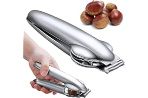 Axingqiwu Coupe Chataigne en Acier Inoxydable 304 Pince a Châtaigne Multifonction Ouvre Chataigne pour Noix et Châtaignes