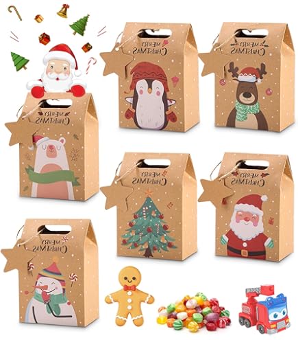 Kiiwah 100 Pièces Sachets Transparents Pour Biscuits De Noël, Sacs Plastiques Avec Cravate Torsadée Pour Bonbons Et Cadeaux, Fournitures De Fête