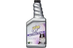 urineOFF Odor and Stain Remover for Cats Sprayer Top 16.9oz