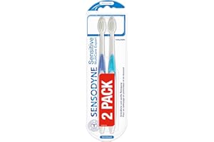 ‎SENSODYNE Sensodyne Sensitive MultiCare Expert Zahnbürste Doppelpack, weich, 2 Stück, speziell entwickelt für Menschen mit schmerzempfindlichen Zähnen
