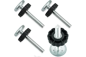 SZCXDKJ 4 opakowania montowanych ciśnieniowo prętów gwintowanych Baby Gates, akcesoria zestaw bolców śrubowych do bramek schodowych, kratka dla psa, kratka dla zwierząt domowych