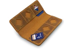 MegaGear - Tarjetero para Tarjetas SD (Piel), Color Beige