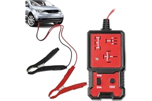 GOMETY Kfz-Relaistester, 12/24 Volt Auto Relais Tester, 12V Elektronischer Relaistester, Professioneller tragbarer Relaistester mit Clips, Autodiagnosewerkzeug für Industrieanlagen, Gute Leistung