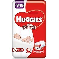 Huggies Dry Pants, Small (S) Size Baby Diaper Pants, 36 count, with Bubble Bed Technology for comfort
