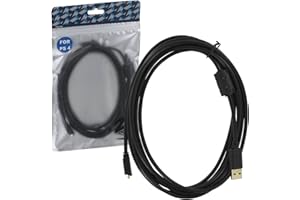 ZEDLABZ Cable Cargador USB para mandos de Juego para Sony PS4 [PlayStation 4] ZED Labz Pro Chapado en Oro de 3 m extralargo - Garantía de por Vida