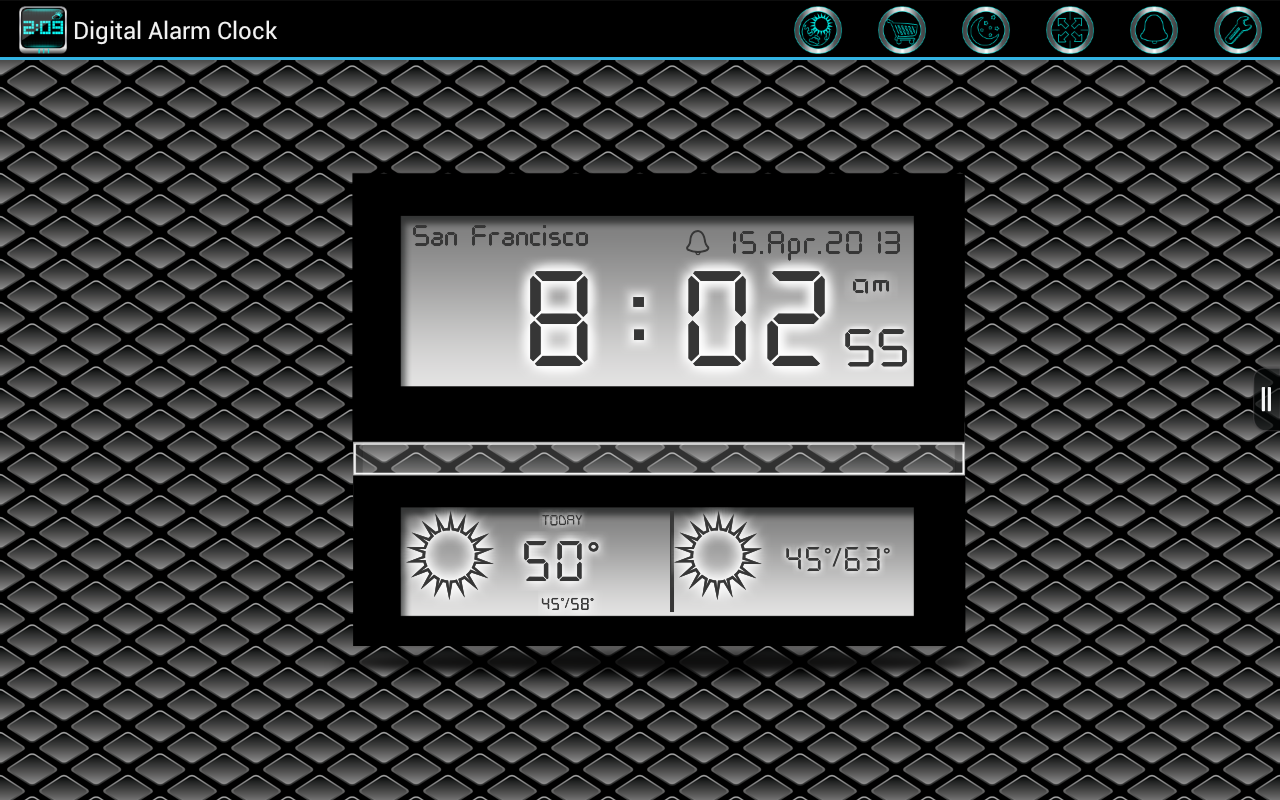 Digital Alarm Clock (Kindle Tablet Edition) Amazon.co.uk Appstore for