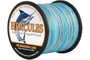 Hercules Super Cast 10-300lbs Ligne de pêche tressée 100-2000m 109-2187yds Test pour Les Lignes de Poisson Tresse PE d'eau salée Superline 8 brins