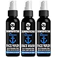 skinprotector Muuchstacs Ocean Face Wash for Men | Fight Acne & Pimples, Brighten Skin, Clears Dirt, Oil Control, Refreshing Feel - Multi-Action Formula (3x100 ml)