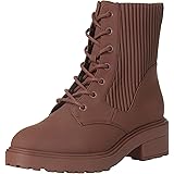 Amazon Essentials Stivali da Combattimento gommati con Suola Spessa Donna