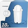 Wessper® AquaClassic Water Filter Cartridges - Fits BRITA Classic and Dafi Classic Glass Jugs (Pack of 10)