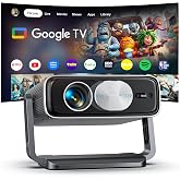 Projector 4K 【Google TV】, 3000 ANSI Brightness Portable Projector Full HD 1080P, Autofocus Projector | WiFi 6 &amp; Bluetooth | S