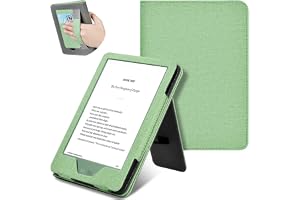 T Tersely Slimshell Stand Case for Kindle 11th Gen 6" Light Green | Auto Sleep/Wake 2024/2022 Release Smart Cover with Stand Function Light Green Color