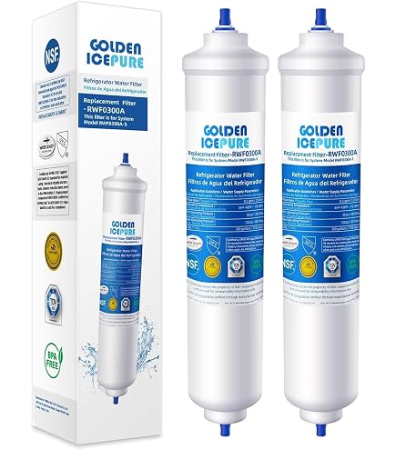 3-Pack Hisense Refrigerator Water Filter Replacement - HX2019F-A HX2019FR-A Compatible With HRFD560SW, HRCD585BW & More