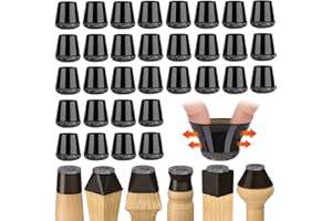 Cocolemon Nakładki ochronne na nogi krzeseł, 32 sztuki, pogrubione filcowe nakładki na nogi krzeseł, podkładki filcowe do krzeseł, eliminują hałas i zarysowania, małe nakładki na krzesła 14-18 mm