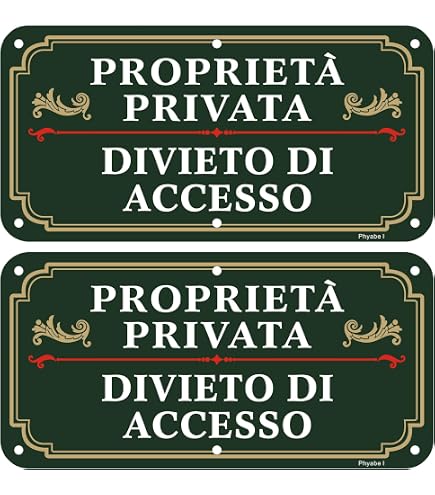 Cartello No Soliciting In Alluminio 25x35 Cm - Vietato Sollecitare Per Giardino E Casa