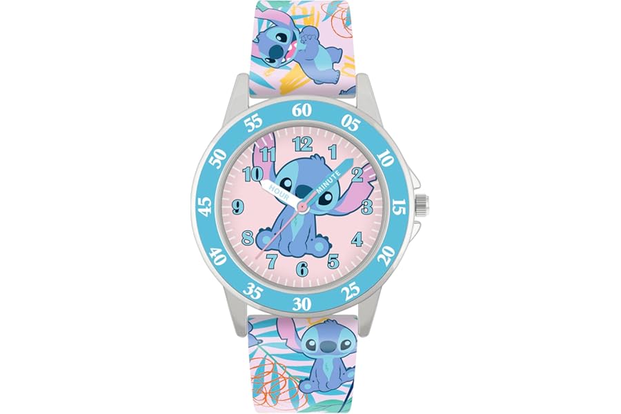 Disney Girl's Analog Quartz Watch with Silicone Strap LAS9011