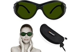 FREEMASCOT Professional 190nm-2000nm IPL Laser Safety Glasses for UV Protection, Laser Hair Removal, Beauty & Cosmetology Eye Protection