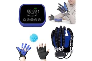 YEUNTANH Guanti Robot Per La Riabilitazione Della Funzione Della Mano,Dispositivo Di Recupero Dell'Ictus Da Per Pazienti Emiplegici,Ausili Per La Riabilitazione Dell'Ictus (XL, Mano destra)