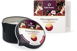‎BALTIC BEAUTY Baltic Beauty Exklusive Massagekerze - Sensual Rebellion - Leidenschaftliche Massagen - Pflegende Rezeptur - Tolles Geschenk für den Partner - in praktischer Dose mit Ausgießer - 80ml