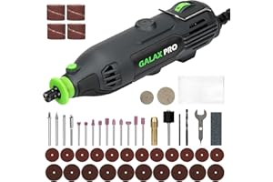 GALAX PRO Mini smerigliatrice rotativa, strumento multifunzione da 135 W, con 48 accessori, 7 impostazioni variabili 8000-35000 giri/min, per progetti creativi o lavori fai da te