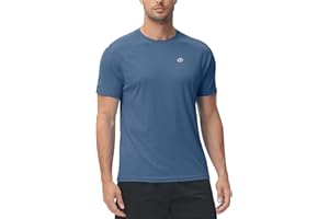 MoFiz Rashguard Anti-UV Homme Manches Courts T Shirt Séchage Rapide Surf UPF 50+ pour Natation Surf Plongée Plage