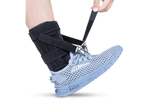 Sylong Afo Foot Drop Brace for Walking with Shoes Left & Right -L/XL