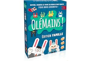 OLE MAINS ! Edition Famille | Jeu de société Familial et de soirée | Fous rires garantis pour toute la Famille, Adultes & Ados, Enfants & Amis, Dessiné en France Fabriqué en Europe 100% papier recyclé