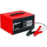 Einhell Ak&uuml; Şarj Cihazı CC-BC 12 (dahili ampermetre, &ccedil;elik sac g&ouml;vde, aşırı y&uuml;k ve ters polarite koruması, şarj kablosu dahil