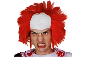 I LOVE FANCY DRESS Red Balding Wig - Fancy Dress Accessory - Clown & Mad Scientist Wig - Perfect for Halloween