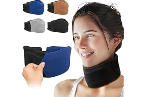 K LUDWIG KATRIN Soft Halskrause mensch, Nackenstütze, Verstellbare Schlaf-Halskrause mit Waschbarem 4-Farben Deckel, entlastet den Nacken (XL)