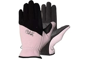 AK RIDING SPORTS LTD AK Gants d'équitation chauds et confortables en polaire pour femme et enfant