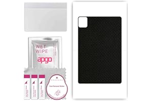 apgo Rückseite Schutzfolie, Skin, kompatibel mit Apple iPad Pro 11 5 gen. 2024, Hinten Displayschutzfolie aus Vinylfolie, kratzfest, einfache Montage - Matrix