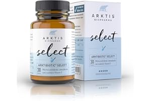 ‎ARKTIS BIOPHARMA Arktis BioPharma Arktibiotic Select – Pulver 30 g, ausgewählte Milchsäurebakterien und Vitamin D, Laborgeprüft, ideal zur Unterstützung des Immunsystems und der Darmflora
