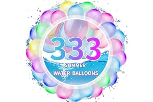 GUYUWE, Samozamykająca się bomba wodna, 333 bomby wodne, 60 sekund, szybko napełniana bomba wodna, kolorowe mieszane balony wodne, urodziny, letnia impreza
