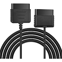 2PCS 1.8m Extendable Cable Gaming Extension Cord Wire For Sony Playstation2 PS2