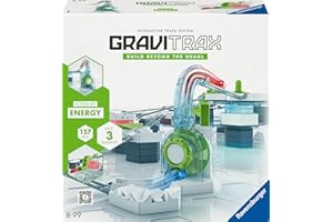 Ravensburger GraviTrax Action-Set Energy 27482 - GraviTrax Starterset für Deine Kugelbahn - Murmelbahn und Konstruktionsspielzeug ab 8 Jahren, GraviTrax Zubehör alleine bespielbar