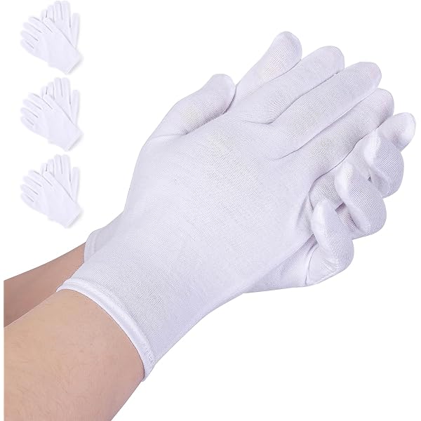 Donfri Baumwoll-Handschuhe Für Trockene Hände – Touchscreen-tauglich, Feuchtigkeitsspendend, Größe S