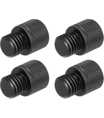 QUARKZMAN 2 stuks microfoonstandaard-adapter 1/4 mannelijk naar