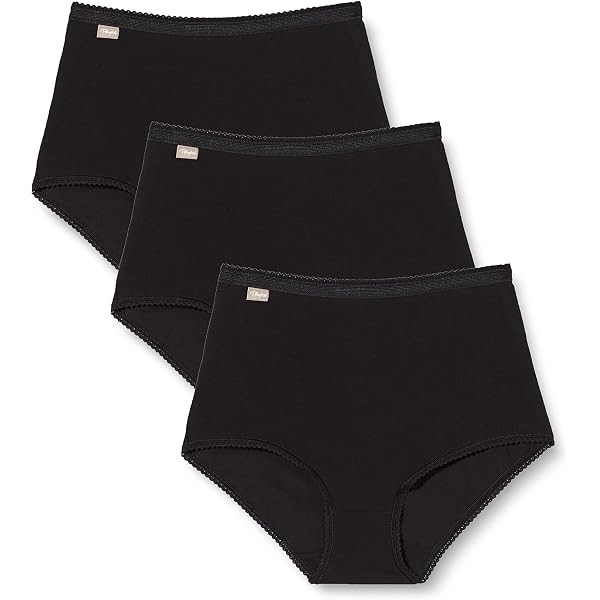 Lot De 3 Slips Midi Playtex - Coton Extensible, Confortable Et Durable Pour Femme